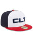 Фото #4 товара Men's White Charlotte Knights Authentic Collection Alternate Logo 59FIFTY Fitted Hat