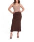 ფოტო #5 პროდუქტის Women's Foldable Waistband Relaxing to Wear Skirt