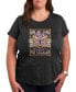 Фото #1 товара Trendy Plus Size Butterfly Graphic T-shirt