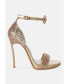 Фото #4 товара straight fire high heel glitter stilettos Sandals