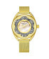 Women's Gold Tone Mesh Stainless Steel Bracelet Watch 38mm