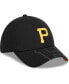 Фото #3 товара Men's Black Pittsburgh Pirates Top Visor 39THIRTY Flex Hat