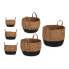 Фото #2 товара Набор корзин для хранения Gift Decor Basket set Brown Black 32 x 37 x 32 cm (3 шт)
