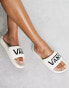 Фото #2 товара Vans La Costa sliders in off white