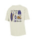 Men's Cream LSU Tigers Camping Trip T-shirt