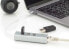 Фото #3 товара HUB USB Digitus 1x RJ-45 + 3x USB-A 2.0 (DA-70253)