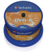 Фото #1 товара Verbatim DVD-R Matt Silver 4.7 GB 120 mm Spindle 50 шт.