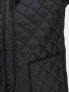 ASOS DESIGN Curve longline quilted coat in black