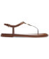 Фото #2 товара Women's Jessica Sculpted "C" Ankle-Strap Thong Flat Sandals