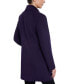 Фото #2 товара Women's Wool Blend Zip-Front Coat
