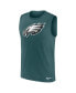 Фото #2 товара Men's Midnight Green Philadelphia Eagles Blitz Legend Muscle Perform Tank Top