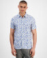 Men's Julius Floral-Print Short-Sleeve Shirt, Created for Macy's
