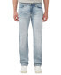 Фото #8 товара Men's Crinkled Classic Straight Six Jeans