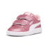 Фото #2 товара Puma Smash 3.0 Glitz Glam V Slip On Toddler Girls Size 4 M Sneakers Casual Shoe