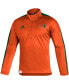 Men's Orange Miami Hurricanes 2021 Sideline Quarter-Zip Jacket