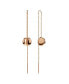 White, Rhodium Plated or Rose-Gold Tone Meteora Drop Earrings