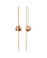 ფოტო #3 პროდუქტის White, Rhodium Plated or Rose-Gold Tone Meteora Drop Earrings