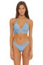 Фото #1 товара Chambray 295701 Women Banded Halter Bikini Top, Chambray Size L