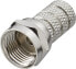 Renkforce 0403314 - Silver - F plug - 1 pc(s) - RoHS - 4 mm