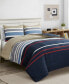 Bradford Reversible 3-Piece Duvet Cover Set, Full/Queen