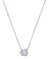 Фото #2 товара De Beers Forevermark diamond Honeycomb Solitaire Pendant Necklace (1/2 ct. t.w.) in 14k White or Yellow Gold, 16" + 2" extender