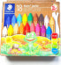 Фото #8 товара Набор цветных карандашей для детей Staedtler STAEDTLER Wachsmalkreide Noris junior 18er-Set retail