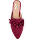 ფოტო #4 პროდუქტის Women's Kessie Ruffle Pointed Toe Slip On Mules