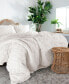 Фото #1 товара Gemma 3 Piece Textured Duvet Cover and Sham Set, Full/Queen