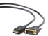 Фото #1 товара Gembird CC-DPM-DVIM-3M - 3 m - DisplayPort - DVI - Male - Male - 1920 x 1080 pixels