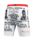 ფოტო #3 პროდუქტის Men's White Muhammad Ali 1965 Robe Boxer Briefs