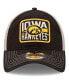 Фото #2 товара Men's Black, Natural Iowa Hawkeyes Devoted 9TWENTY Adjustable Hat