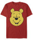 Фото #1 товара Men's Winnie Pooh Big Face Short Sleeve Crew T-shirt