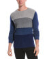 Фото #1 товара Qi Cashmere Colorblocked Cashmere Sweater Men's