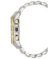 ფოტო #4 პროდუქტის Men's Solar Chronograph Coutura Two-Tone Stainless Steel Bracelet Watch 44mm SSC376