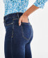 Фото #3 товара Petite Mid-Rise Curvy Bootcut Jeans, Created for Macy's
