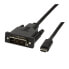 LogiLink UA0332 - 3 m - USB Type-C - DVI-D - Male - Male - Straight