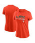 ფოტო #1 პროდუქტის Women's Orange San Francisco Giants City Connect Wordmark T-shirt