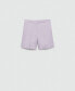 ფოტო #2 პროდუქტის Women's 100% Linen Straight Shorts