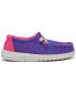 Фото #6 товара Toddler Girls Wendy Stretch Mesh Casual Moccasin Sneakers from Finish Line