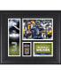 Фото #1 товара Russell Wilson Seattle Seahawks Framed 15" x 17" Player Collage with a Piece of Game-Used Football