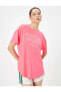 Kadın Giyim Spor Tişört- 4WAK10121NK Pembe