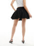 Фото #9 товара Mango puffball mini skirt in black