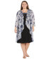Фото #1 товара Plus Size 2-Pc. Floral-Print Jacket & Dress Set