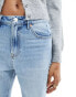 Stradivarius Tall 90s baggy dad jean in light blue Голубой, 32 - фото #10