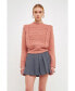 Фото #3 товара Women's Chunky Wool Knit Detailed Sweater