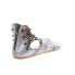 Фото #15 товара Bed Stu Sarabi F373047 Womens Gray Leather Zipper Strap Sandals Shoes
