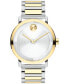 ფოტო #1 პროდუქტის Men's Bold Evolution 2.0 Swiss Quartz Two-Tone Stainless Steel Watch 40mm