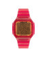 ფოტო #1 პროდუქტის Unisex Gmt Digital One Gmt Pink Resin Strap Watch 47mm