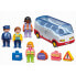 Фото #2 товара Игровой набор белого автобуса Playmobil 1.2.3 6773 - Детям