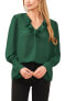 ფოტო #5 პროდუქტის Women's Wear to Work Long Sleeve Ruffled V-Neck Blouse with Hidden Placket